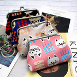 Cat Print Coin Purse