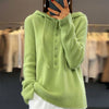 Solid Colour Hooded Sweater