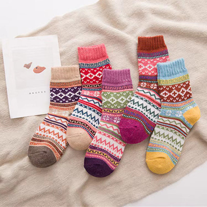 Vintage Warm Socks