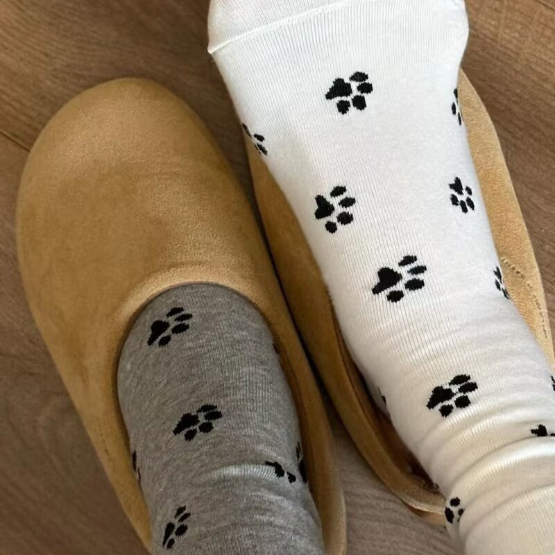 Cat Paw Print Socks