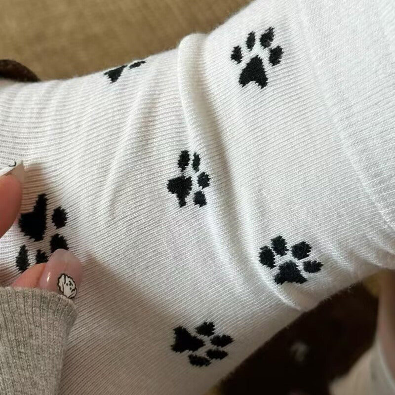 Cat Paw Print Socks