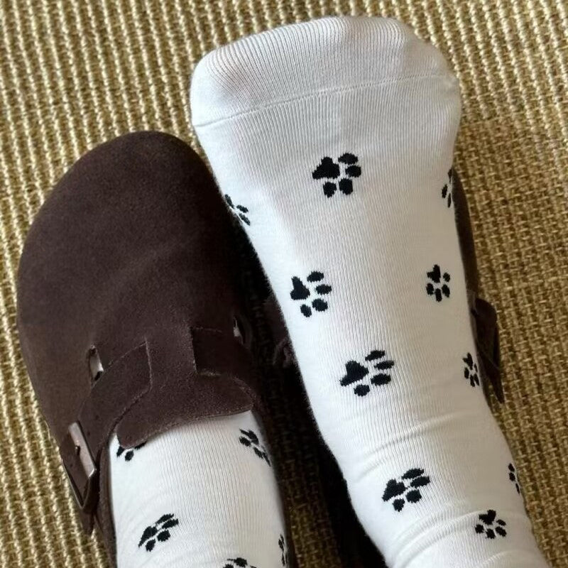 Cat Paw Print Socks