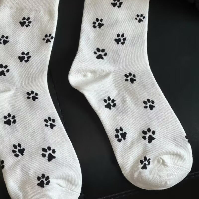 Cat Paw Print Socks