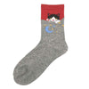 Cartoon Cat Print Socks