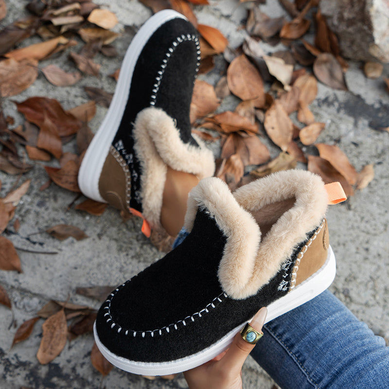 Warm Plush Snow Boots