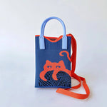 Cartoon Cat Knitted Bag