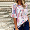 Casual Striped Blouse