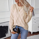 Solid Colour Casual Sweater