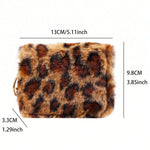 Vintage Leopard Print Coin Purse