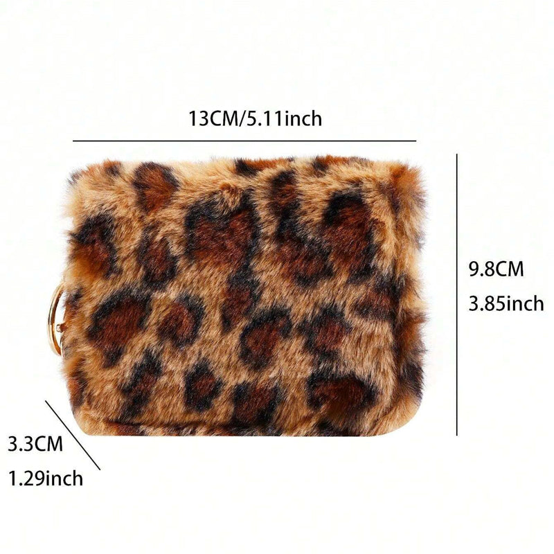 Vintage Leopard Print Coin Purse