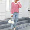 Casual Striped Knit Sweater