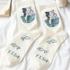 Cartoon Cat Socks