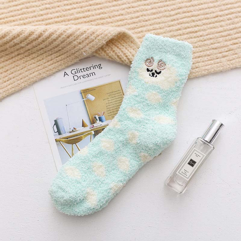 Cartoon Plush Socks