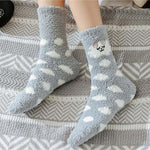 Cartoon Plush Socks