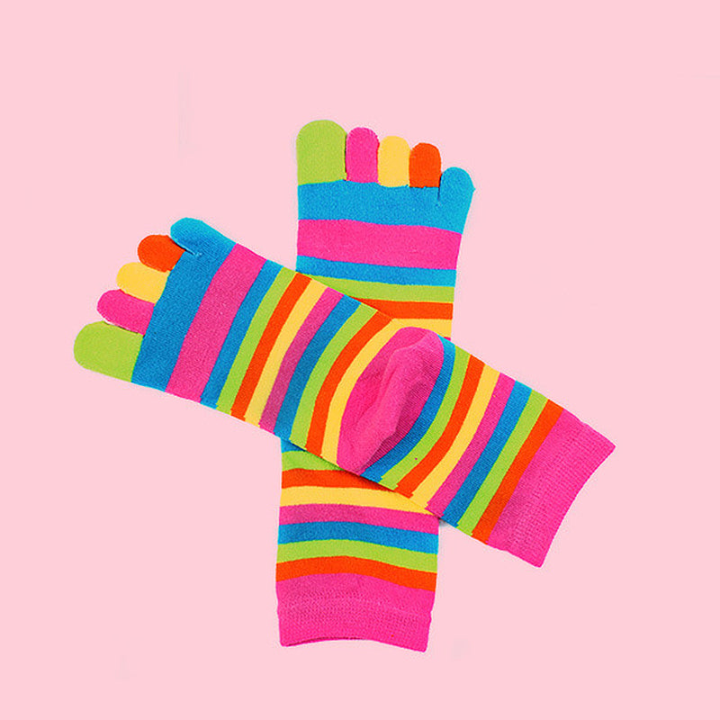 Colourful Five-Toe Socks