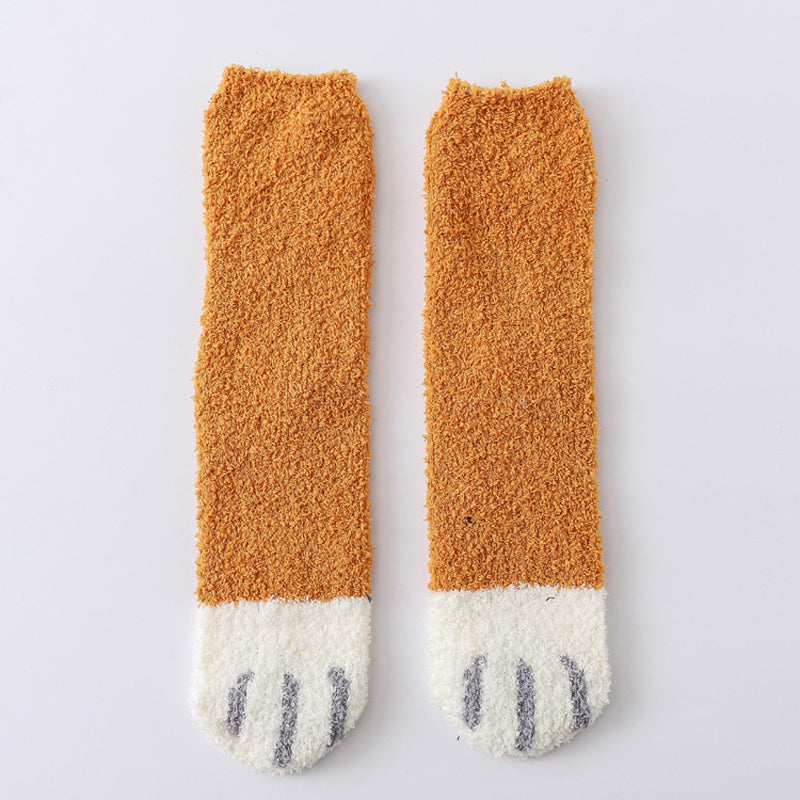 Cartoon Plush Socks