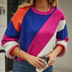 Casual Colour Block Sweater