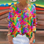 Vintage Colourful Floral T-Shirt