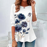 Floral Print Casual T-Shirt