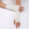 Solid Colour Knitted Gloves