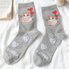 Cartoon Cat Socks