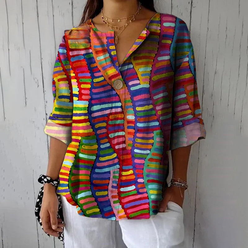 Colourful Printed Blouse