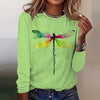 Casual Dragonfly Print T-Shirt