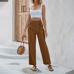 Casual Wide Leg Trousers