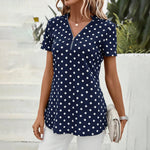 Casual Polka Dot Blouse