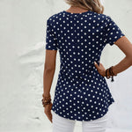 Casual Polka Dot Blouse