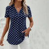 Casual Polka Dot Blouse