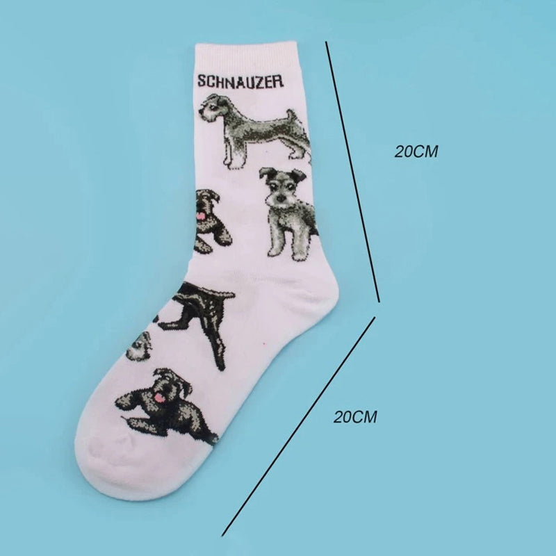 Dog Pattern Casual Socks