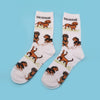 Dog Pattern Casual Socks