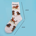 Dog Pattern Casual Socks