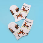 Dog Pattern Casual Socks