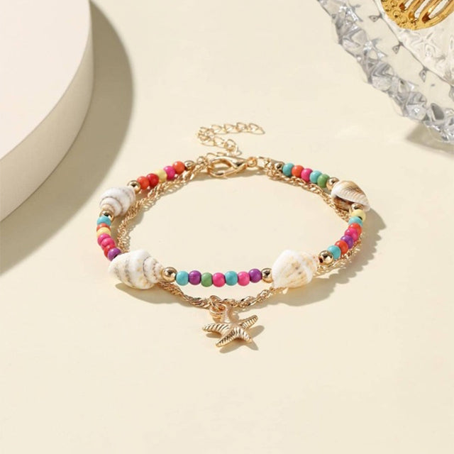 Bohemian Shell Beaded Bracelet