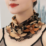 Vintage Floral Print Scarf