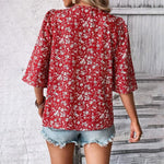 Casual Loose Floral Blouse