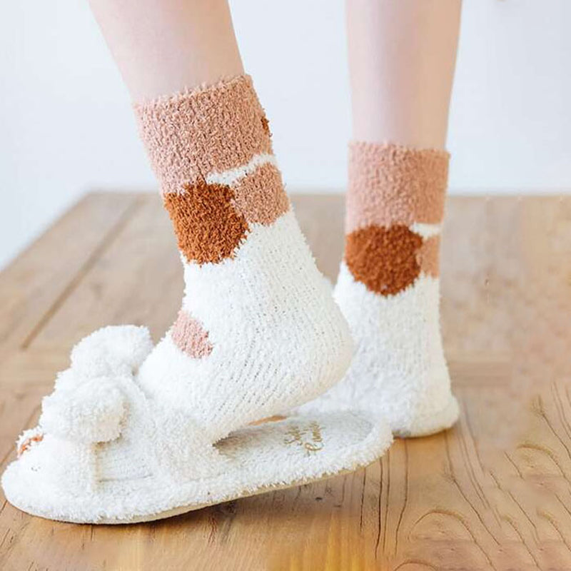 Cartoon Plush Socks