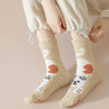 Cartoon Cat Plush Socks