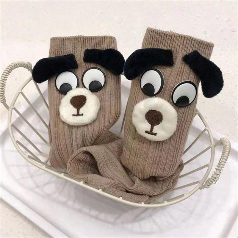 Cartoon Dog Casual Socks