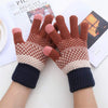 Warm Colour Block Gloves