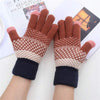 Warm Colour Block Gloves