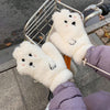 Cartoon Plush Warm Gloves