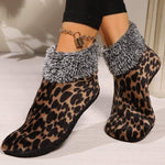 Leopard Print Warm Socks