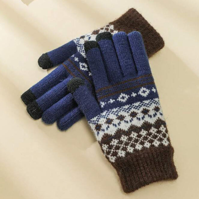 Vintage Ethnic Warm Gloves