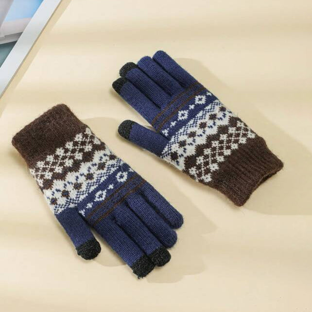 Vintage Ethnic Warm Gloves