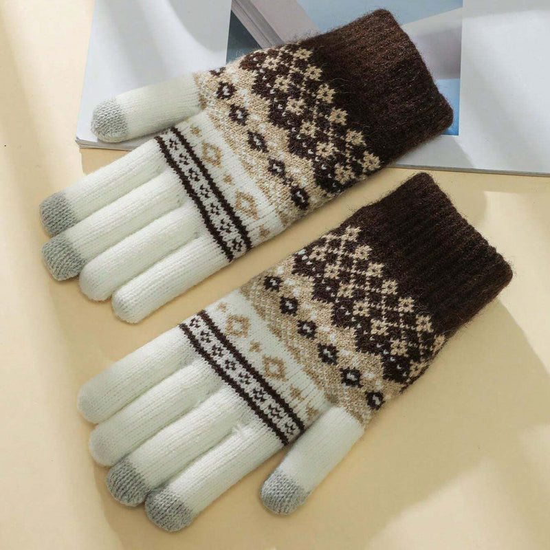 Vintage Ethnic Warm Gloves