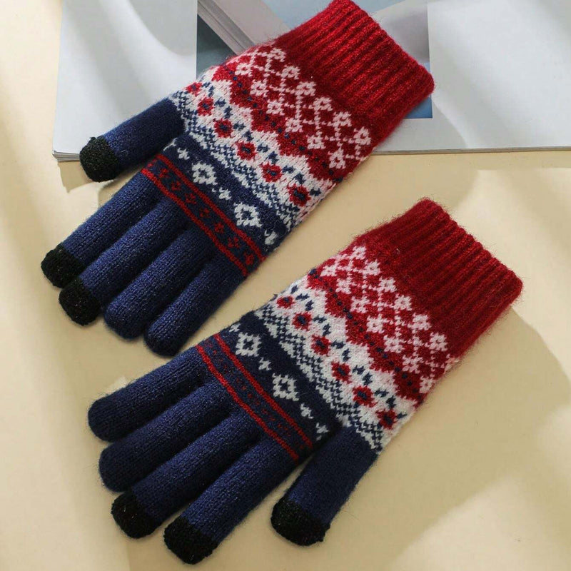 Vintage Ethnic Warm Gloves