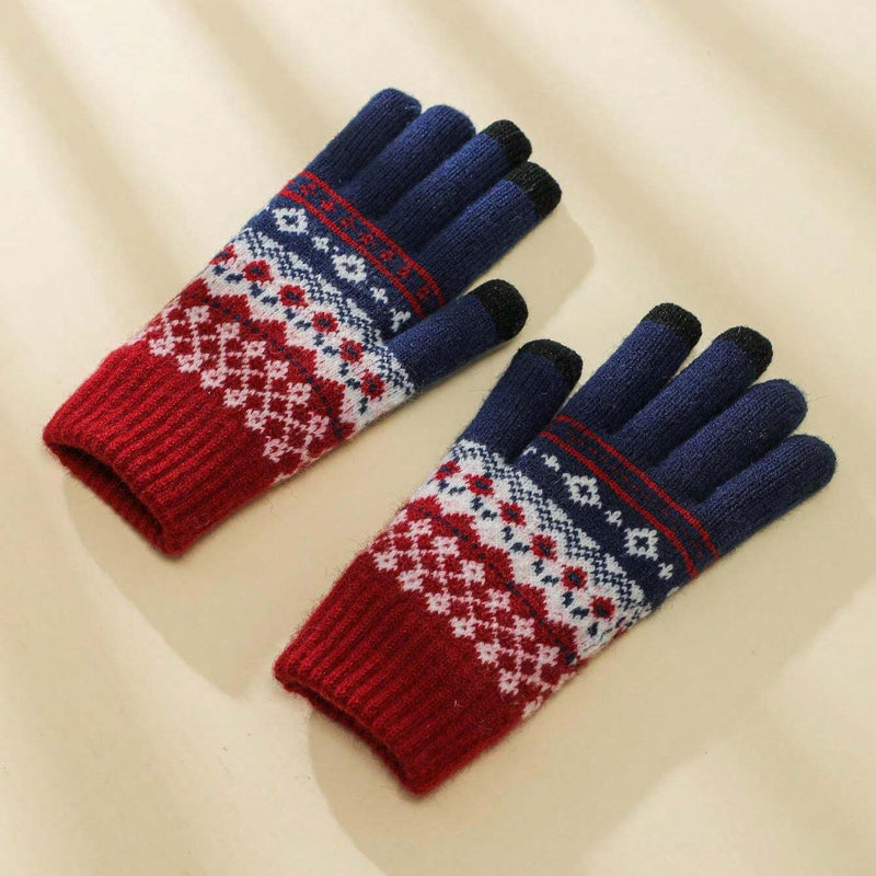 Vintage Ethnic Warm Gloves